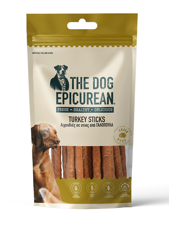 The Dog Epicurean Turkey Sticks 100gr
